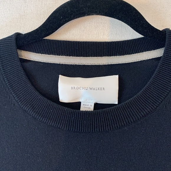 Brochure Walker | black sweater with flare sleeves size M - Picture 7 of 8